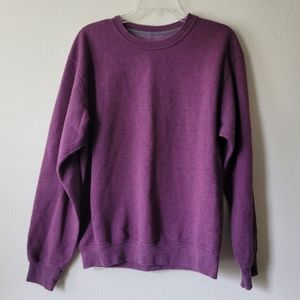 Fruit of the Loom Purple Crewneck Sweatshirt